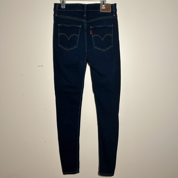 Levi’s 720 High Rise Super Skinny Women’s Jeans Dark Wash US Size 27 - Picture 4 of 12